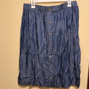 Faded Glory Midi Skirt